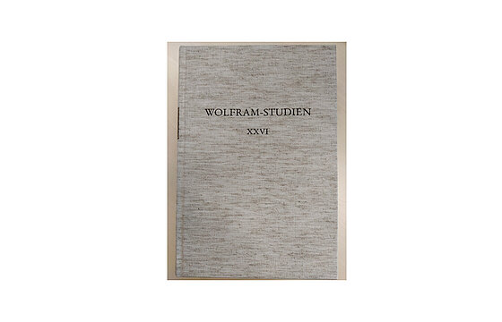 Buchcover Wolfram-Studien XXVI